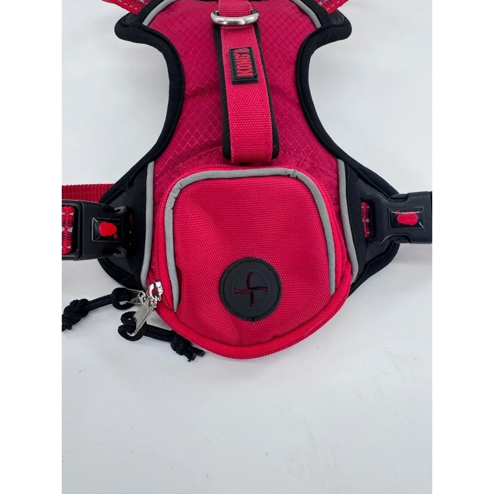 KONG Dog Harness Reflective Waste Bag Dispenser Pocket Small Medium‎ Pet Gear